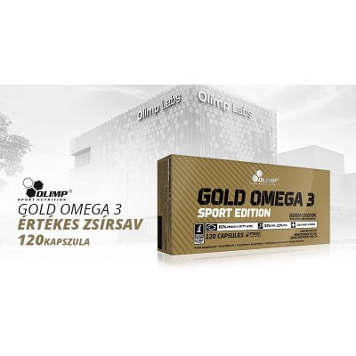 Olimp, Gold Omega-3 Sport Edition, 120 kapszula