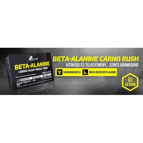Olimp, Beta-Alanine Carno Rush Tabs® , karnozin, 80 tabletta