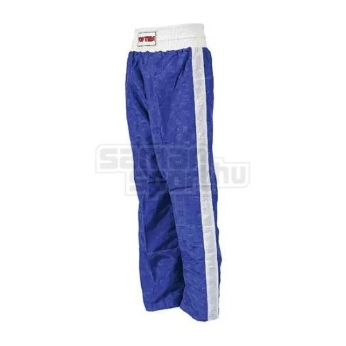 Kick-box nadrág, Top Ten, Classic, kék-fehér szín, XL méret