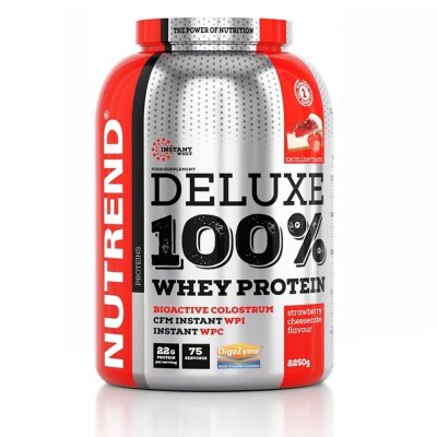 Nutrend, Deluxe 100% Whey Protein, 2250G 7 ízben